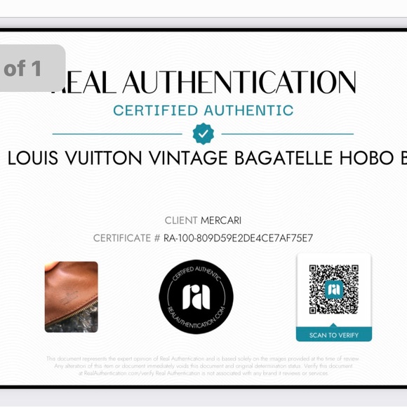 ❌SOLD❌ Vintage Louis Vuitton Bagattelle Hobo Shoulder Bag, Authenticated! EUC - Picture 16 of 16
